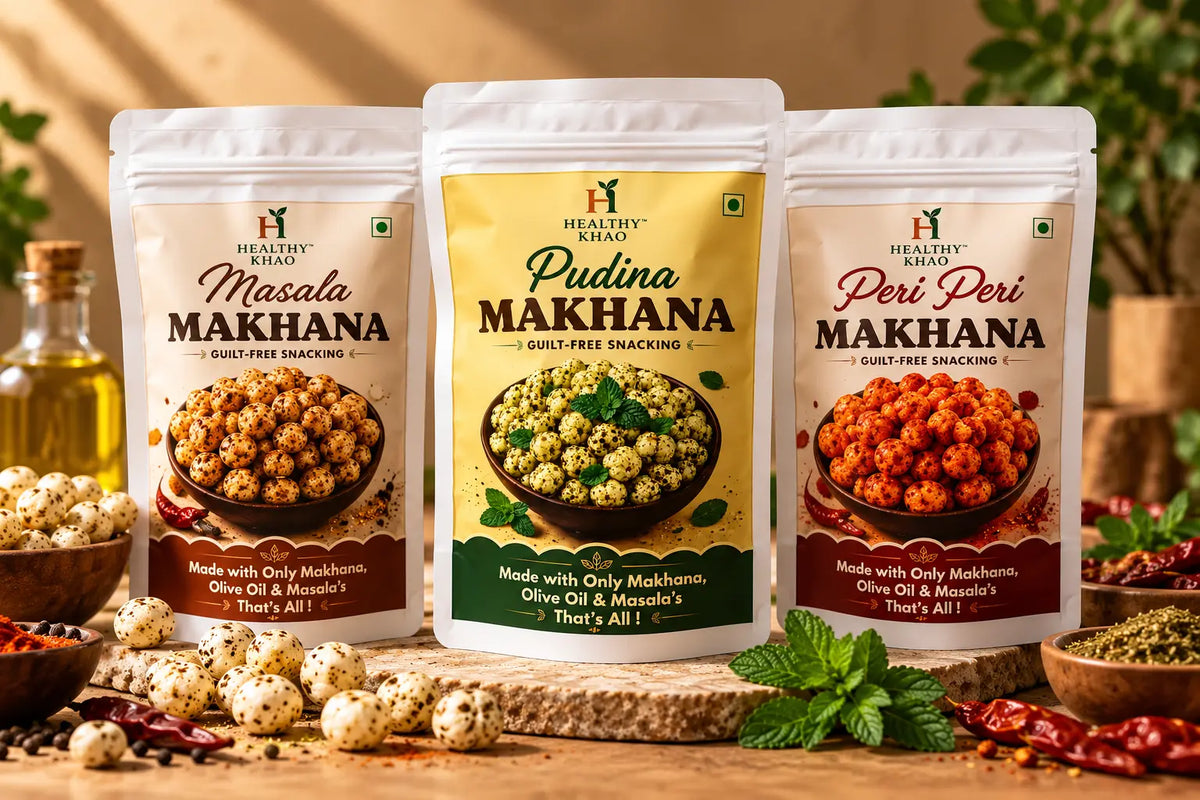 The Trio ( Peri peri, Masala, Pudina) intotal 30 packs