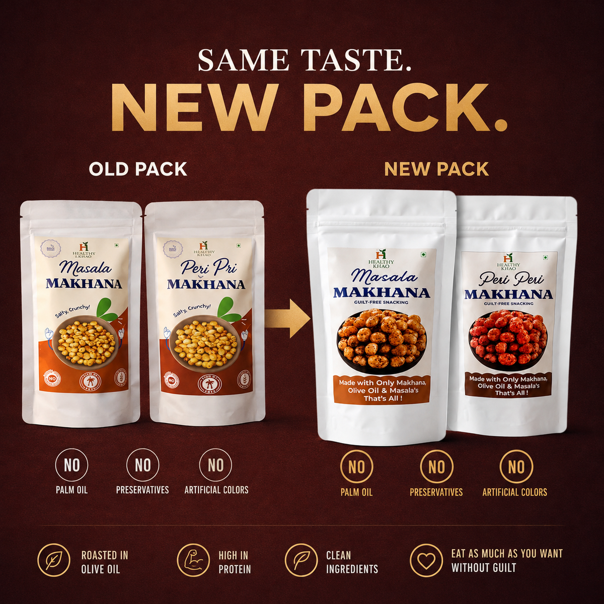 Peri Peri & Masala Makhana Combo (20 Packs)
